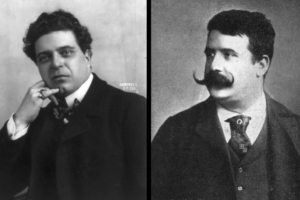 Pietro Mascagni en Ruggero Leoncavallo