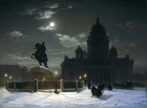 Bronzen ruiter (Vasili Surikov - 1870)