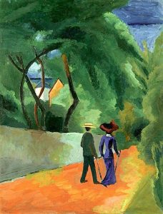 Der rote Weg (August Macke)