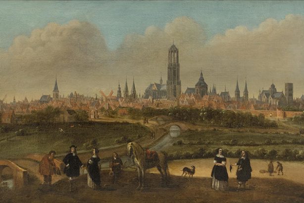 Gezicht op Utrecht (Joost Cornelisz Droochsloot, ca 1650)