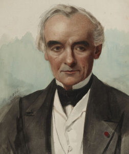 Prosper Merimée (Mathilde Bonaparte, 1869 - detail)