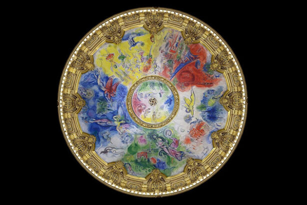 Ontwerp plafond in Palais Garnier (Marc Chagall)