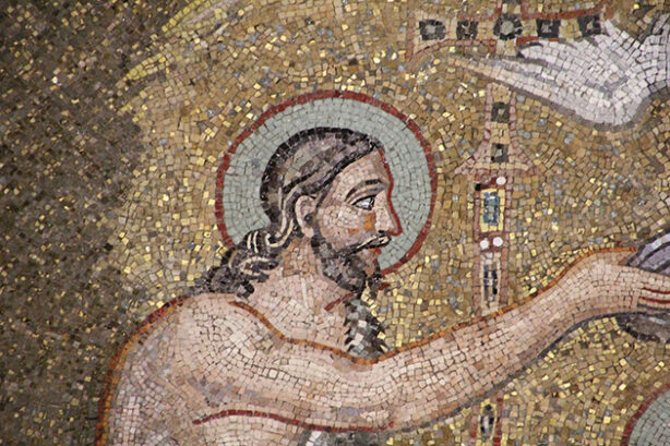 Mozaïek in de Battistero Neoniano, Ravenna
