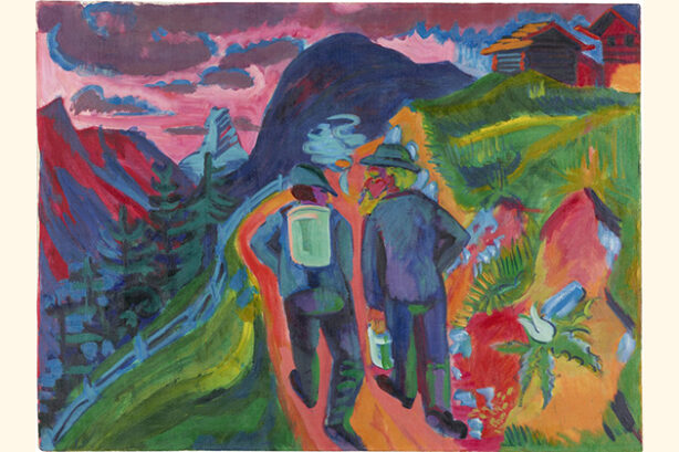 Alpweg nach dem Gewitter (Kirchner, LWL Museum, Münster)